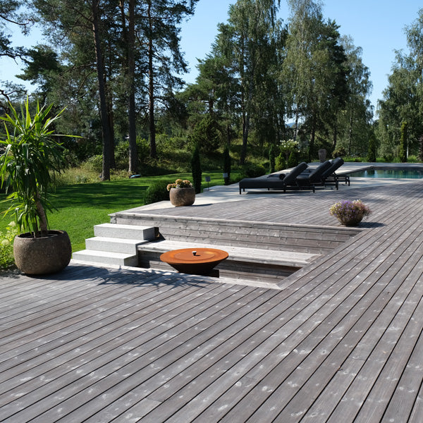 Kebony Radiata Pine Decking Step Clip, Two Sided