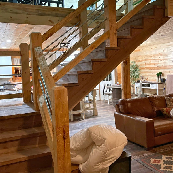 Old Wood Surface Railing