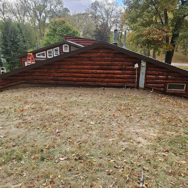 White Pine Log Siding