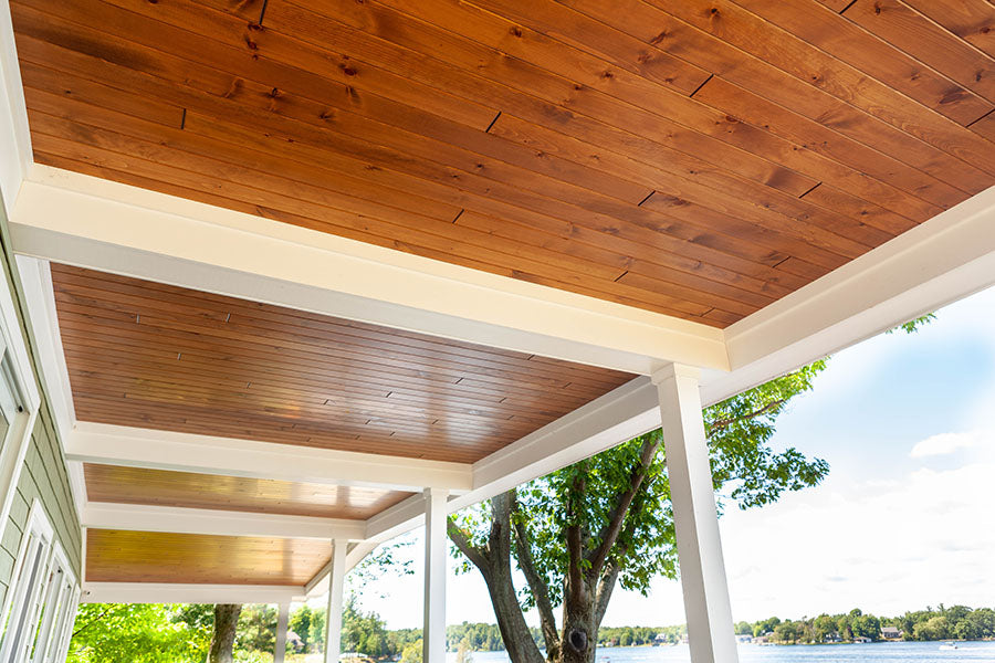 White Pine Nickel Gap Pre-finished - Copper - Homestead Timbers