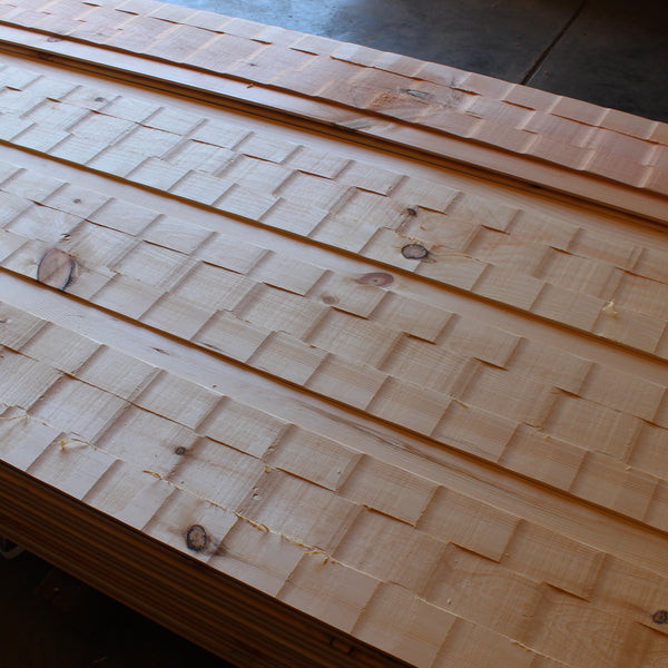 Adze siding has just been created using a unique machine cutting pattern, the pattern and color make adze a great choice.