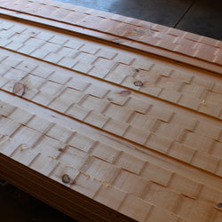 Adze siding has just been created using a unique machine cutting pattern, the pattern and color make adze a great choice.