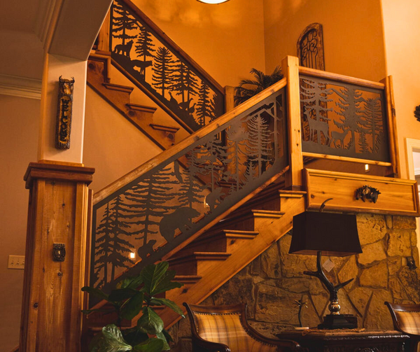 Decorative Railing Panels - Homestead Timbers