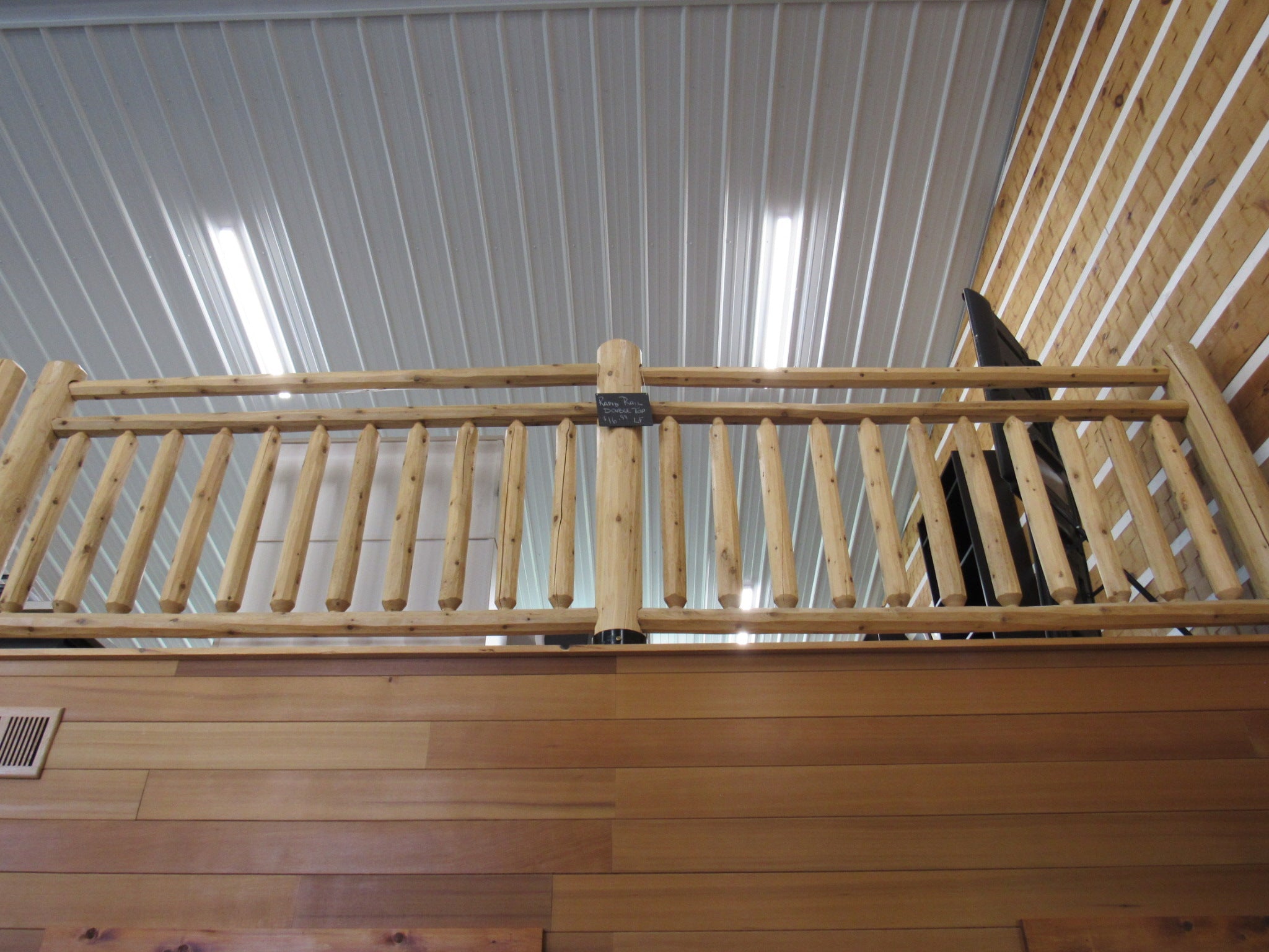 Pine Log Railing