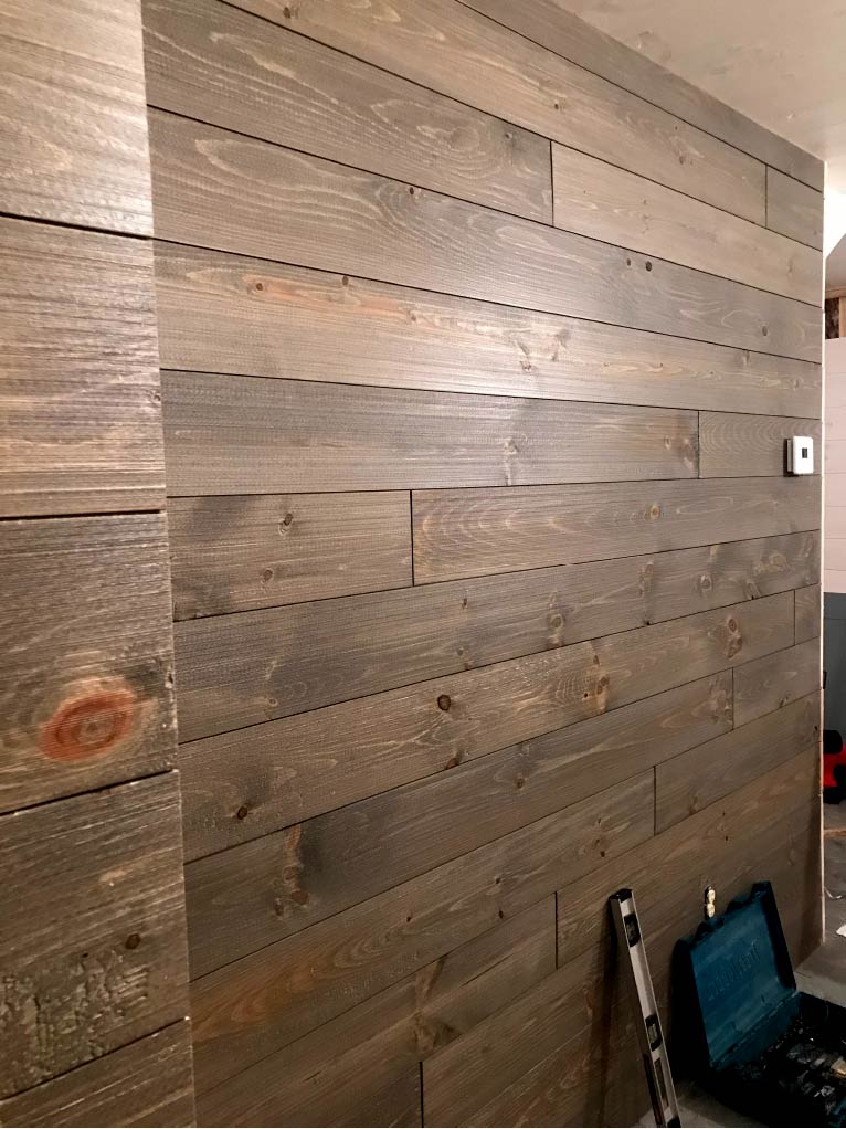 White Pine T&G Paneling Pre-finished - Driftwood - Homestead Timbers