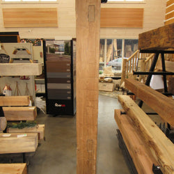 A Hand Hewn Hollow Reclaimed Beam Wrap 