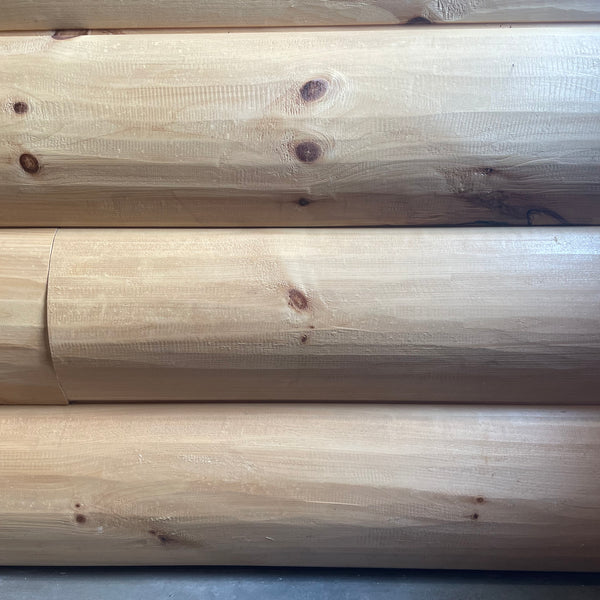 White Pine Log Siding - Homestead Timbers