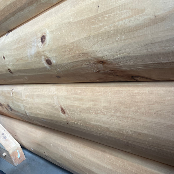 White Pine Log Siding - Homestead Timbers