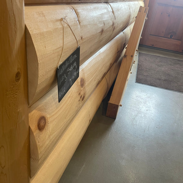 White Pine Log Siding - Homestead Timbers
