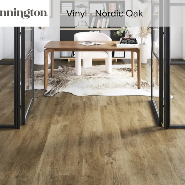 Mannington vinyl nordic oak flooring.