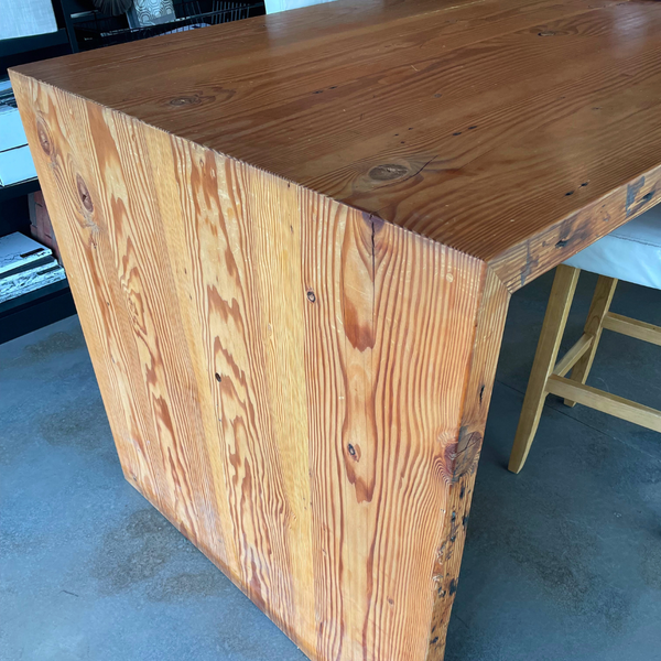 Table created with Mixed Grain Doug Fir 