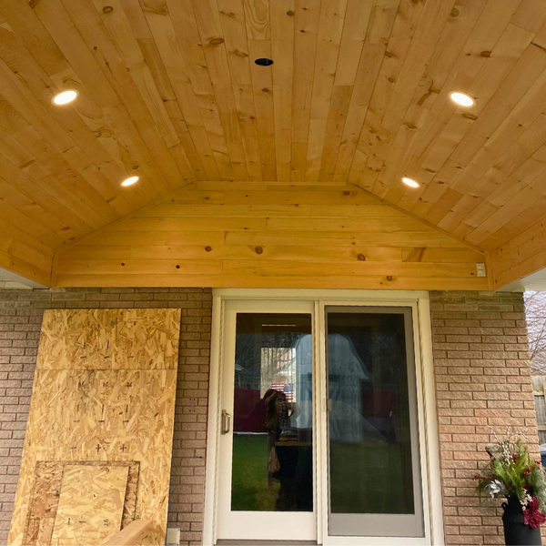 Rustic Grade Tongue and Groove Pine - Unfinished