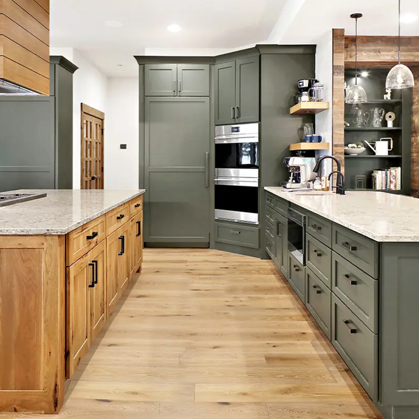Jasper Green Kitchen Cabinets