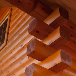 Solid Butt & Pass square with a western red finish.