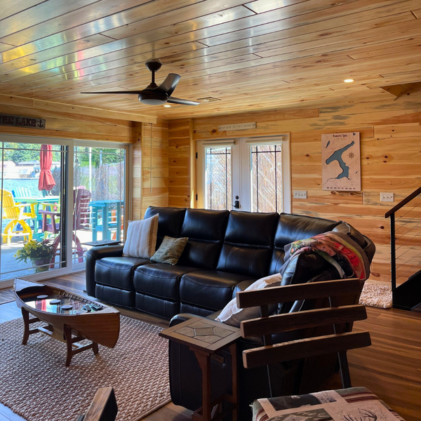 White Pine T&G Paneling Pre-finished - Bluestain