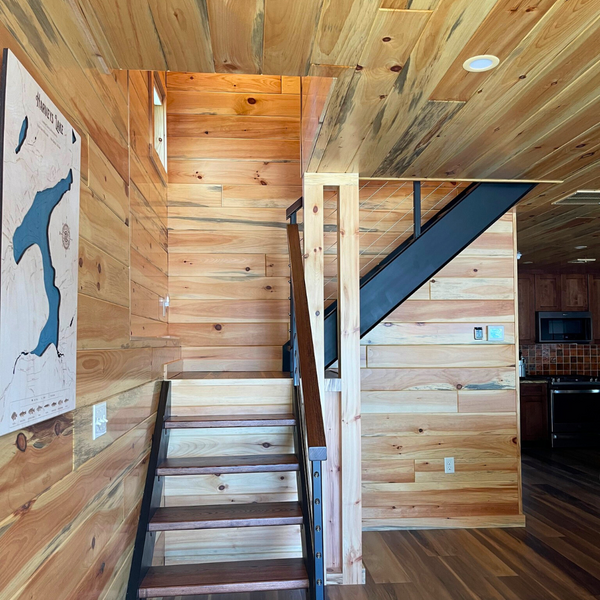 White Pine T&G Paneling Pre-finished - Bluestain