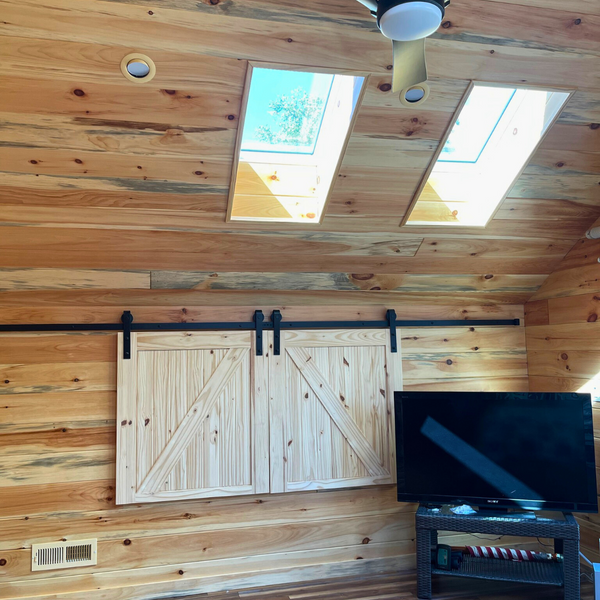 White Pine T&G Paneling Pre-finished - Bluestain