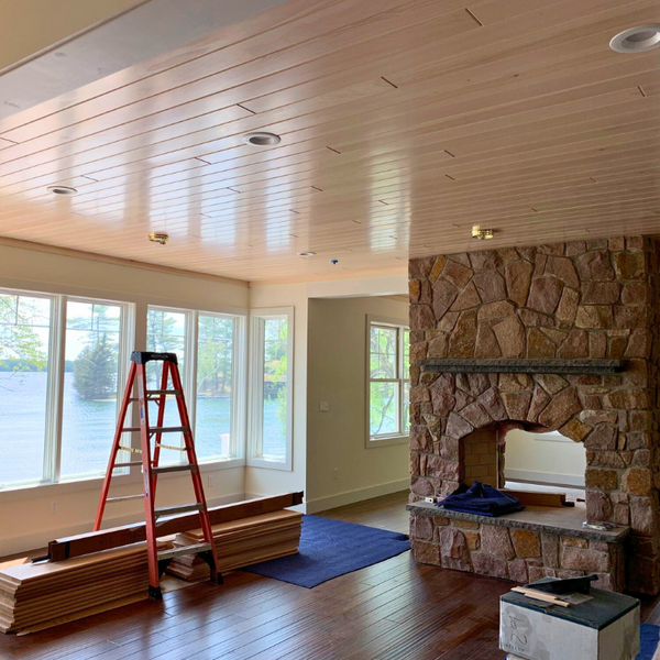 White Pine Nickel Gap Pre-finished - Stonewash