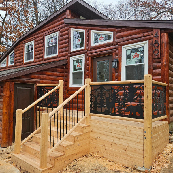White Pine Log Siding