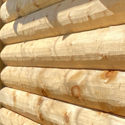 White Pine Log Siding