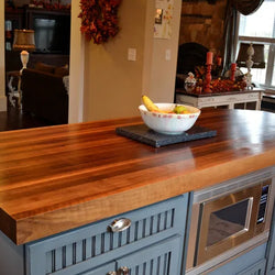 Rich Walnut Countertop - Homestead Timbers