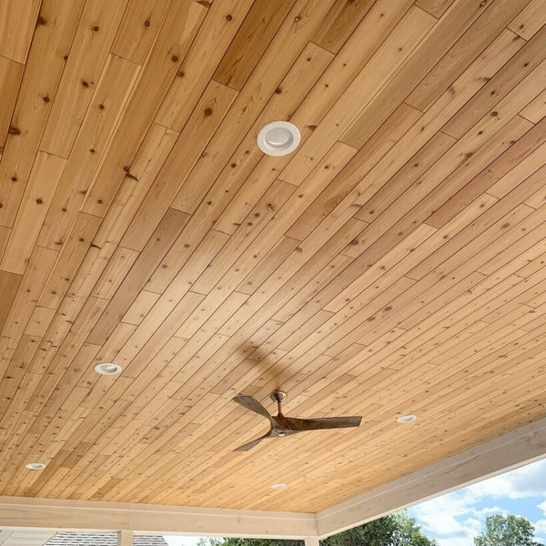 White Cedar T&G paneling 1" x 6" - Paneling Homestead Timbers