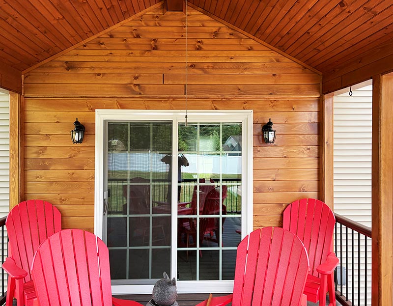 White Pine T&G Paneling Pre-finished - Copper - Homestead Timbers