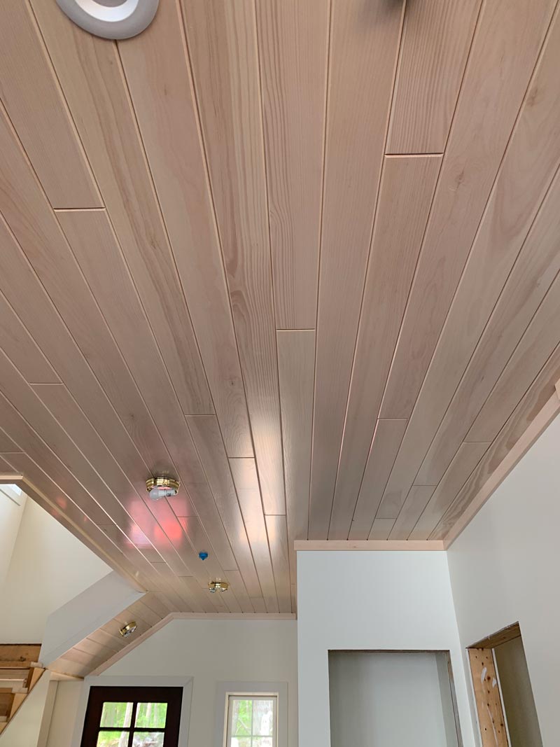 White Pine Nickel Gap Pre-finished - Stonewash - Homestead Timbers