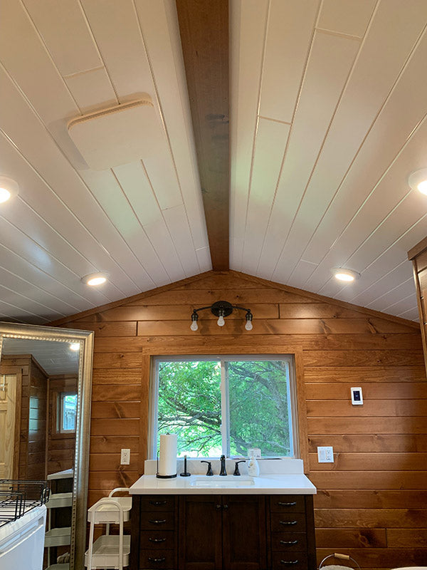 White Pine Tongue & Groove Pre-finished - Arctic White - Homestead