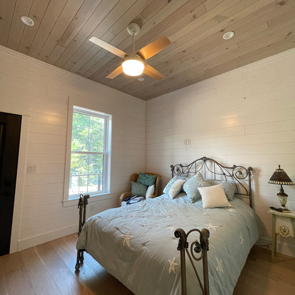 Farmhouse glaze and arctic white, a diverse combination.