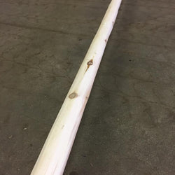 Northern White Cedar Rail 2 inches diameter 14' long.