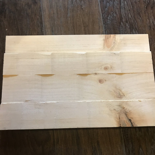 White pine 1x12 adze unfinished