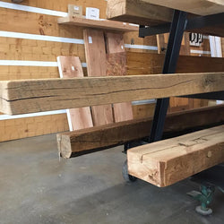 Reclaimed Barn Beam Shelves