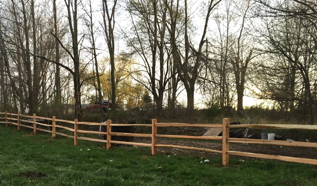 Three Post Fence 2 And 3 Rail Split Rail Fences Cotuit Post & Rail Fence Cape Cod