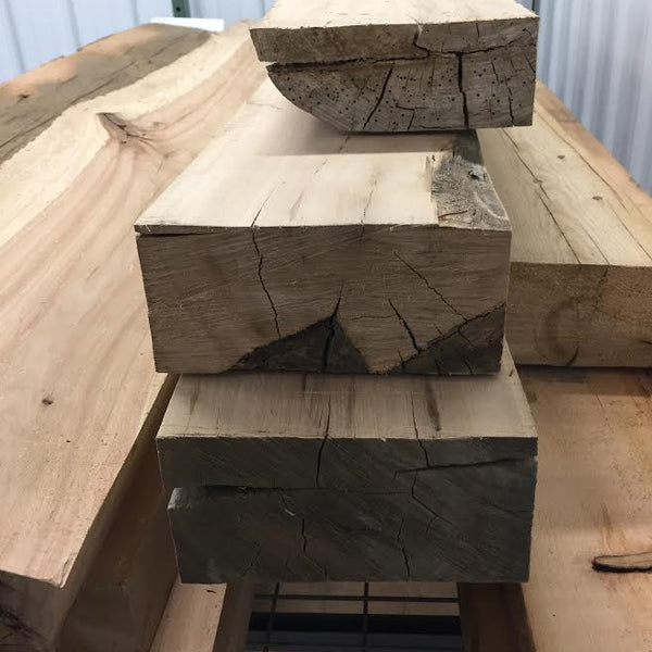 Reclaimed Barn Beam Shelves