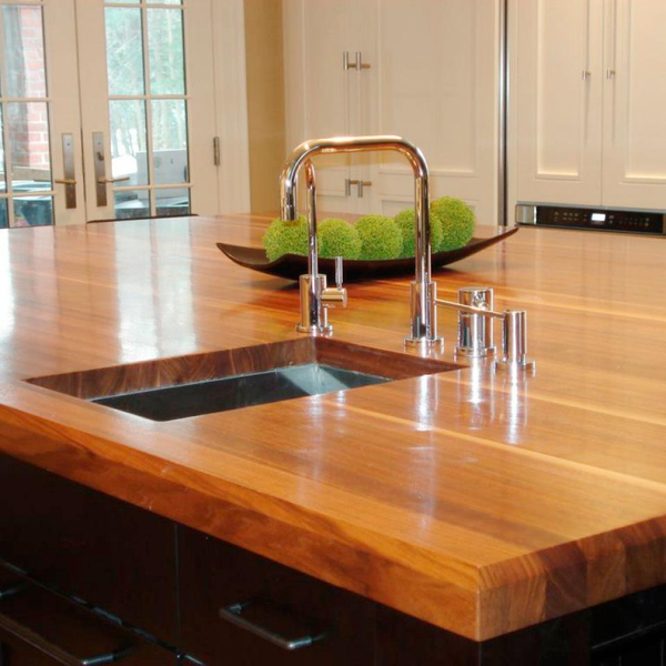 Butcher block countertops - Homestead Timbers