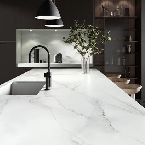 Dekton Ultra-compact solid Surfaces countertop white - Homestead Timbers