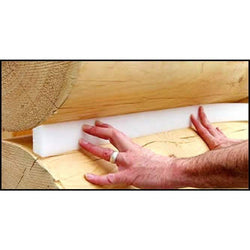 A grip strip to space out he logs when putting up a log home. 