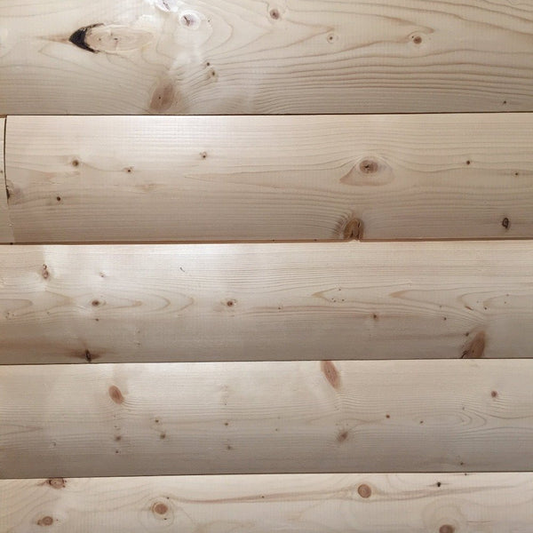 White Pine Log Siding - Homestead Timbers