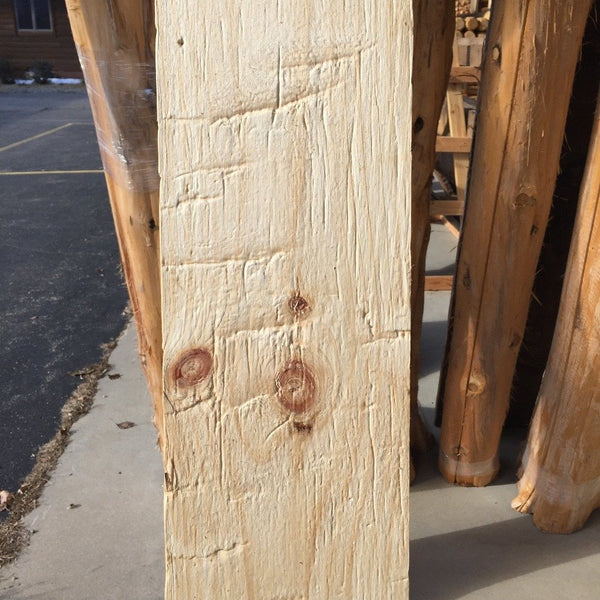 Old wood surfaced beams antique hand hewn