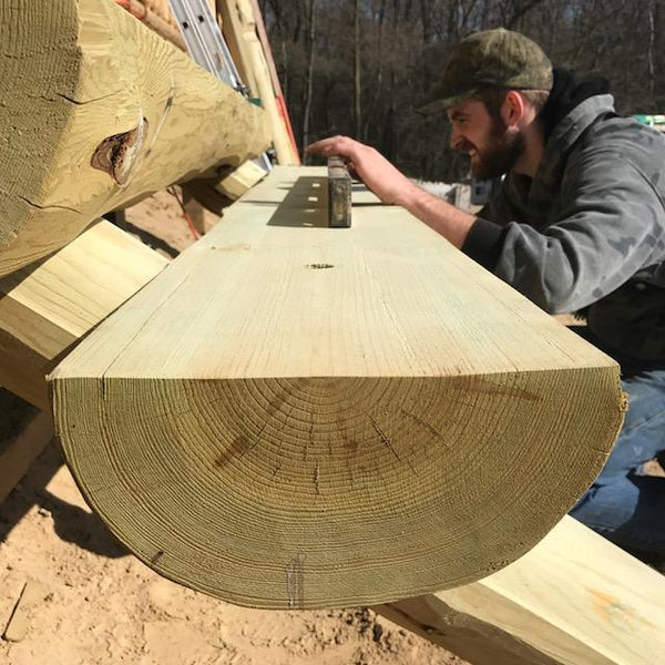 Treated Half Log Staircase