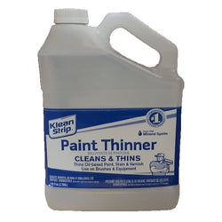 Klean strip paint thinner. It cleans and thins. 