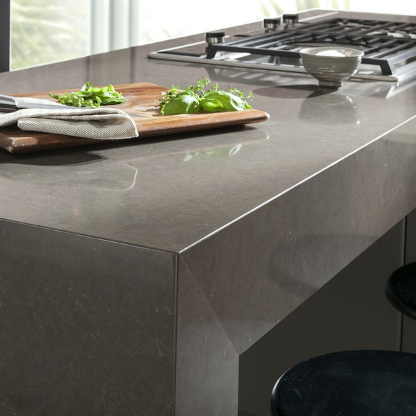 Silestone Quartz masculine gray sleek - Homestead Timbers