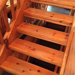 Timber Frame Staircase