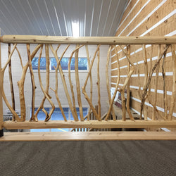 White Cedar or Red Pine Twig Railing