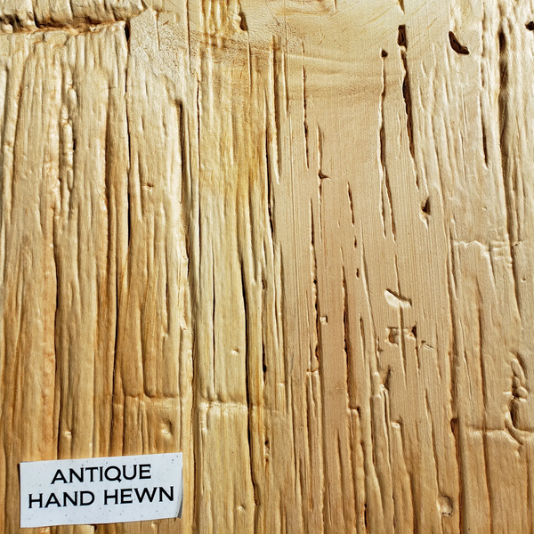 Antique hand hewn old wood surfacing 