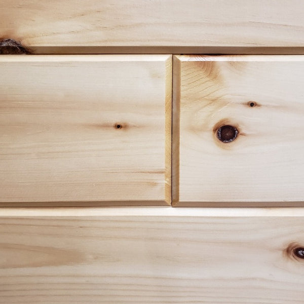 Knotty White Pine Tongue and Groove Paneling Unfinished