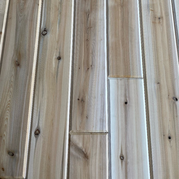 1" x 6" White Cedar - Tongue and Groove Paneling Homestead Timbers