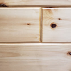 White pine tongue and groove sample box