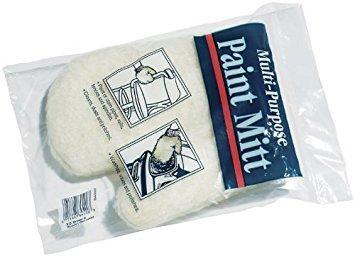 Wooster R044 Multi-Purpose Paint/Stain Mitt, Synthetic, White